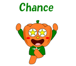 Conversation with pumpkin English sticker #5434757
