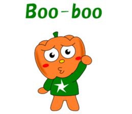 Conversation with pumpkin English sticker #5434762