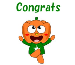 Conversation with pumpkin English sticker #5434763