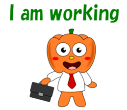 Conversation with pumpkin English sticker #5434765