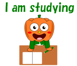 Conversation with pumpkin English sticker #5434766