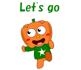 Conversation with pumpkin English sticker #5434767