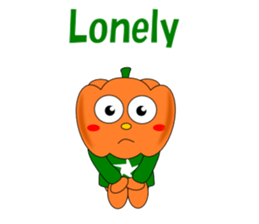 Conversation with pumpkin English sticker #5434769