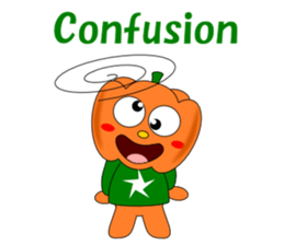 Conversation with pumpkin English sticker #5434774