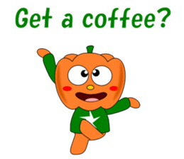 Conversation with pumpkin English sticker #5434776