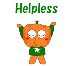 Conversation with pumpkin English sticker #5434777