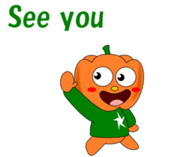 Conversation with pumpkin English sticker #5434779