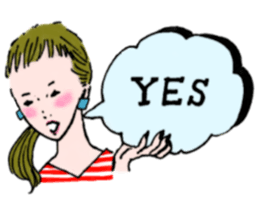 colorful sticker for girls sticker #5434838