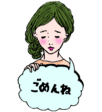 colorful sticker for girls sticker #5434842