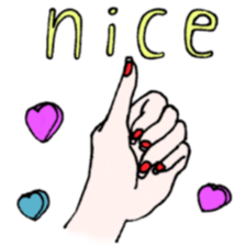 colorful sticker for girls sticker #5434850