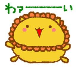 Round animals saying something. sticker #5435062