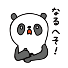 About 30-year-old PANDA sticker #5435223