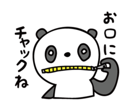 About 30-year-old PANDA sticker #5435238