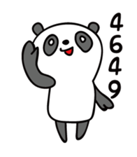 About 30-year-old PANDA sticker #5435241