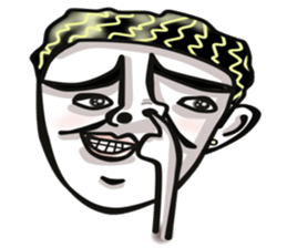 Mr. K.K  , keep running! sticker #5435382