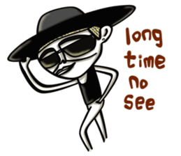 Mr. K.K  , keep running! sticker #5435383