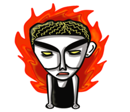 Mr. K.K  , keep running! sticker #5435396