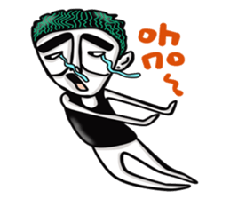 Mr. K.K  , keep running! sticker #5435398