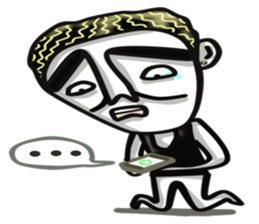 Mr. K.K  , keep running! sticker #5435406