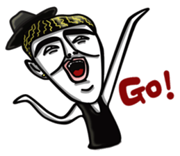 Mr. K.K  , keep running! sticker #5435415