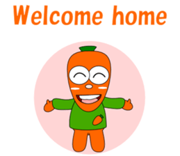 Conversation with carrot English sticker #5435426