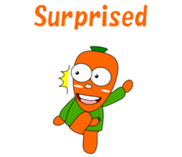 Conversation with carrot English sticker #5435451