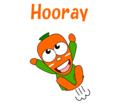 Conversation with carrot English sticker #5435453