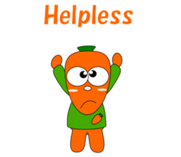 Conversation with carrot English sticker #5435455