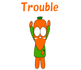 Conversation with carrot English sticker #5435456