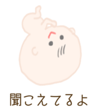 Pregnant woman & Baby of the stomach sticker #5436527