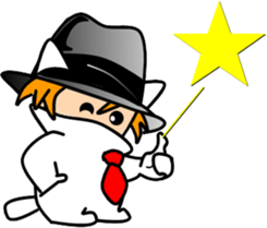 Hatter of cat-3 sticker #5437740