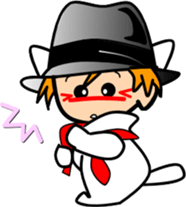 Hatter of cat-3 sticker #5437741