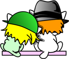 Hatter of cat-3 sticker #5437749