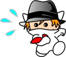 Hatter of cat-3 sticker #5437764