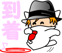 Hatter of cat-3 sticker #5437765