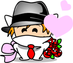 Hatter of cat-3 sticker #5437766