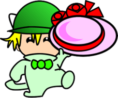 Hatter of cat-3 sticker #5437774