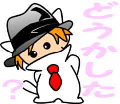 Hatter of cat-3 sticker #5437775