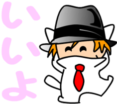 Hatter of cat-3 sticker #5437779