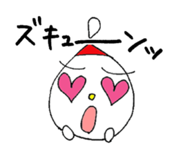 White child & White dog sticker #5437869