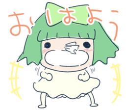 Tissue-chan&Koyori-chan by peco sticker #5437984