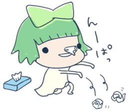 Tissue-chan&Koyori-chan by peco sticker #5437988