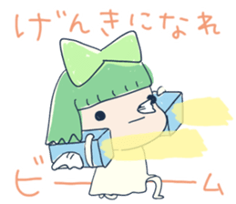 Tissue-chan&Koyori-chan by peco sticker #5438002