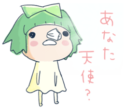 Tissue-chan&Koyori-chan by peco sticker #5438011