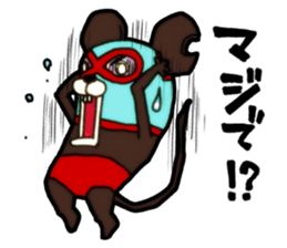 Mask mouse sticker #5438276