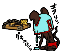 Mask mouse sticker #5438279