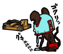 Mask mouse sticker #5438279