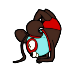 Mask mouse sticker #5438290