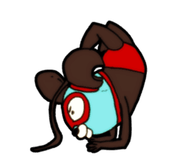 Mask mouse sticker #5438290