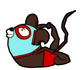 Mask mouse sticker #5438291